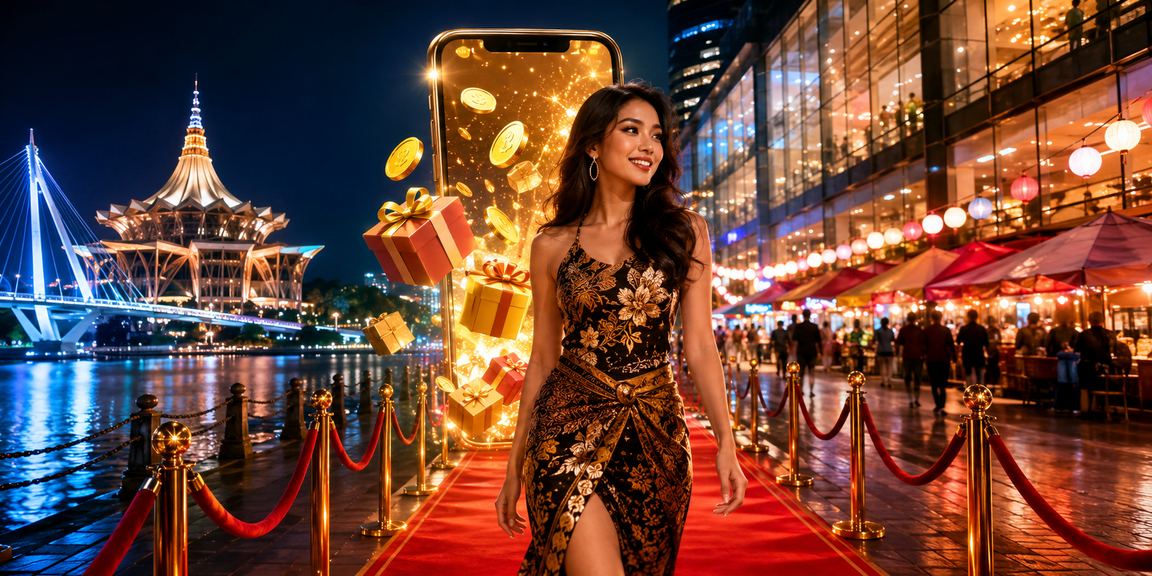 Pemain dari Kuching menikmati pelbagai permainan dan bonus setelah mendaftar akaun rm888